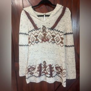 FREE PEOPLE HOODED SWEATER